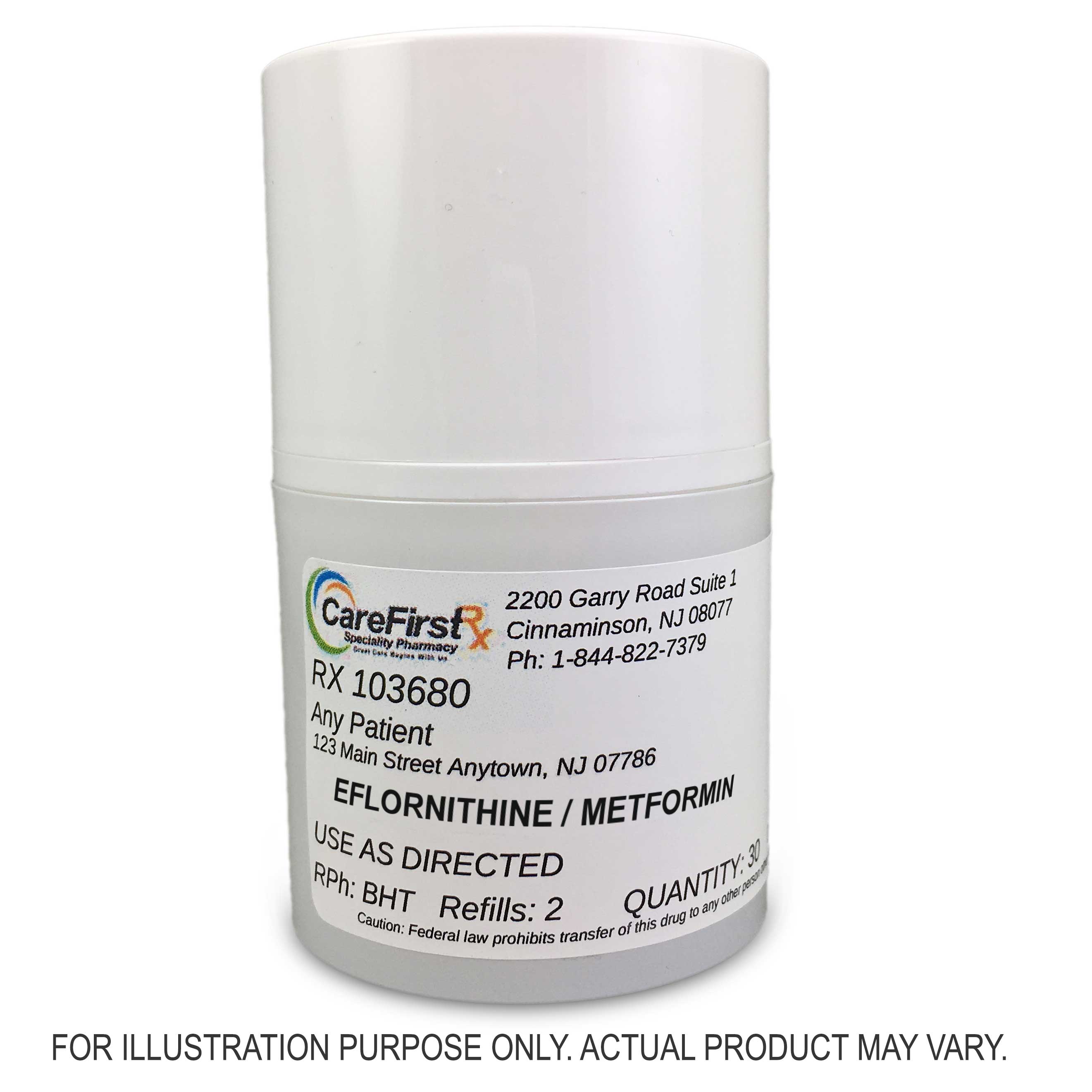 Eflornithine / Metformin Cream Compounded