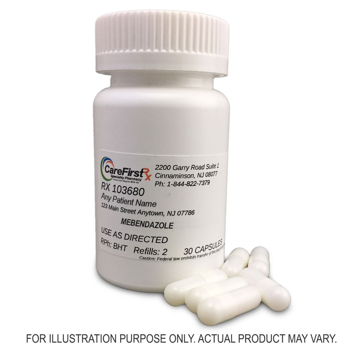 Mebendazole Capsules Compounded