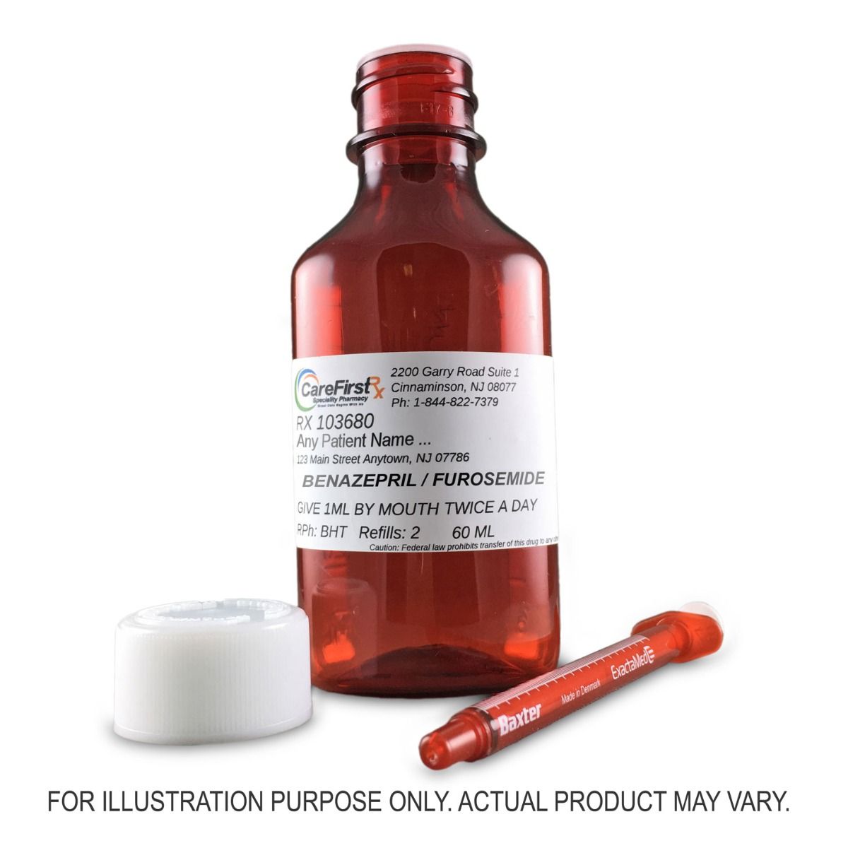 Benazepril / Furosemide Suspension Compounded